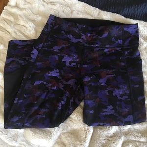 Purple Camo Lululemon Leggings
